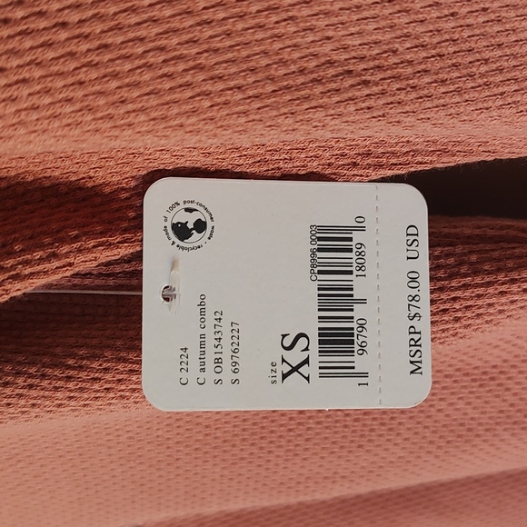 NWT! Free People Mikah Layering Thermal Cuff / Long Sleeve Top Autumn Size XS - Picture 8 of 12